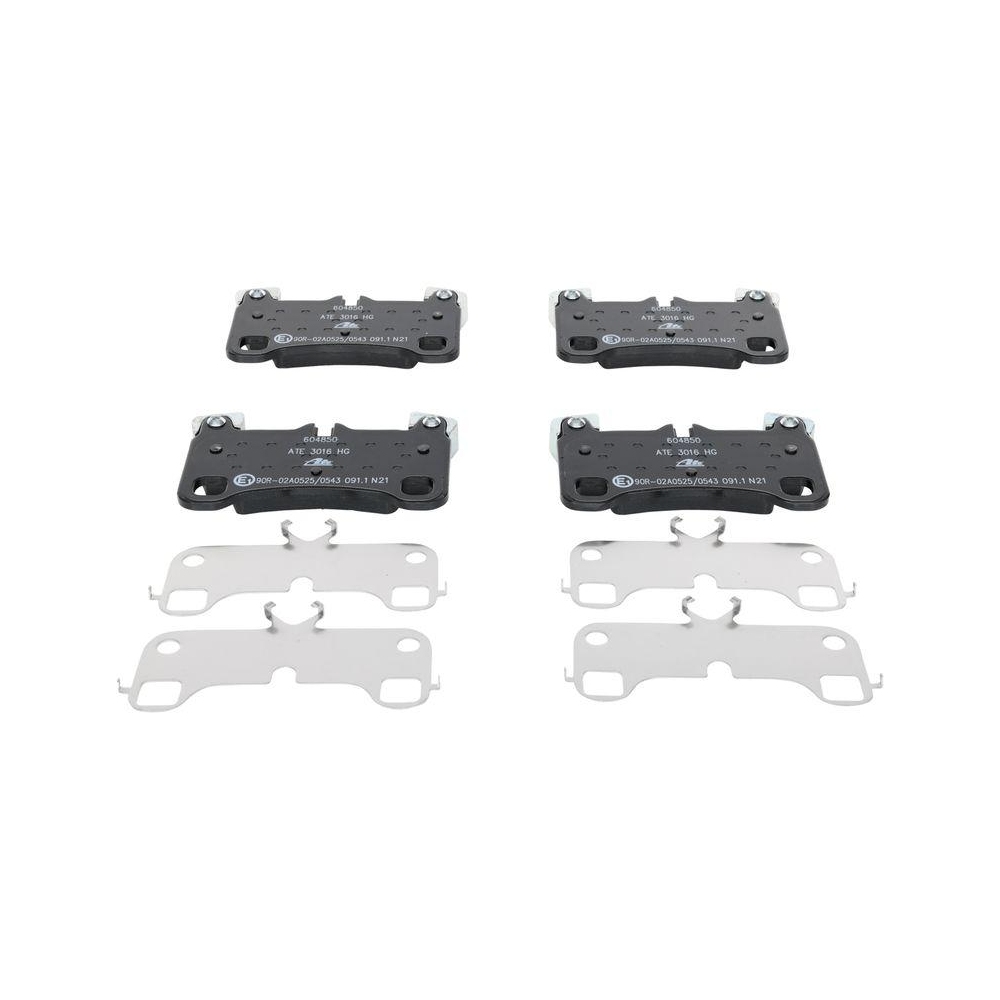 Bremsbelagsatz, Scheibenbremse ATE 13.0460-4850.2 f&uuml;r PORSCHE VAG, Hinterachse