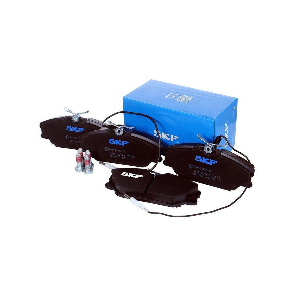 Bremsbelagsatz, Scheibenbremse SKF VKBP 80779 E f&uuml;r RENAULT DAEWOO, Vorderachse
