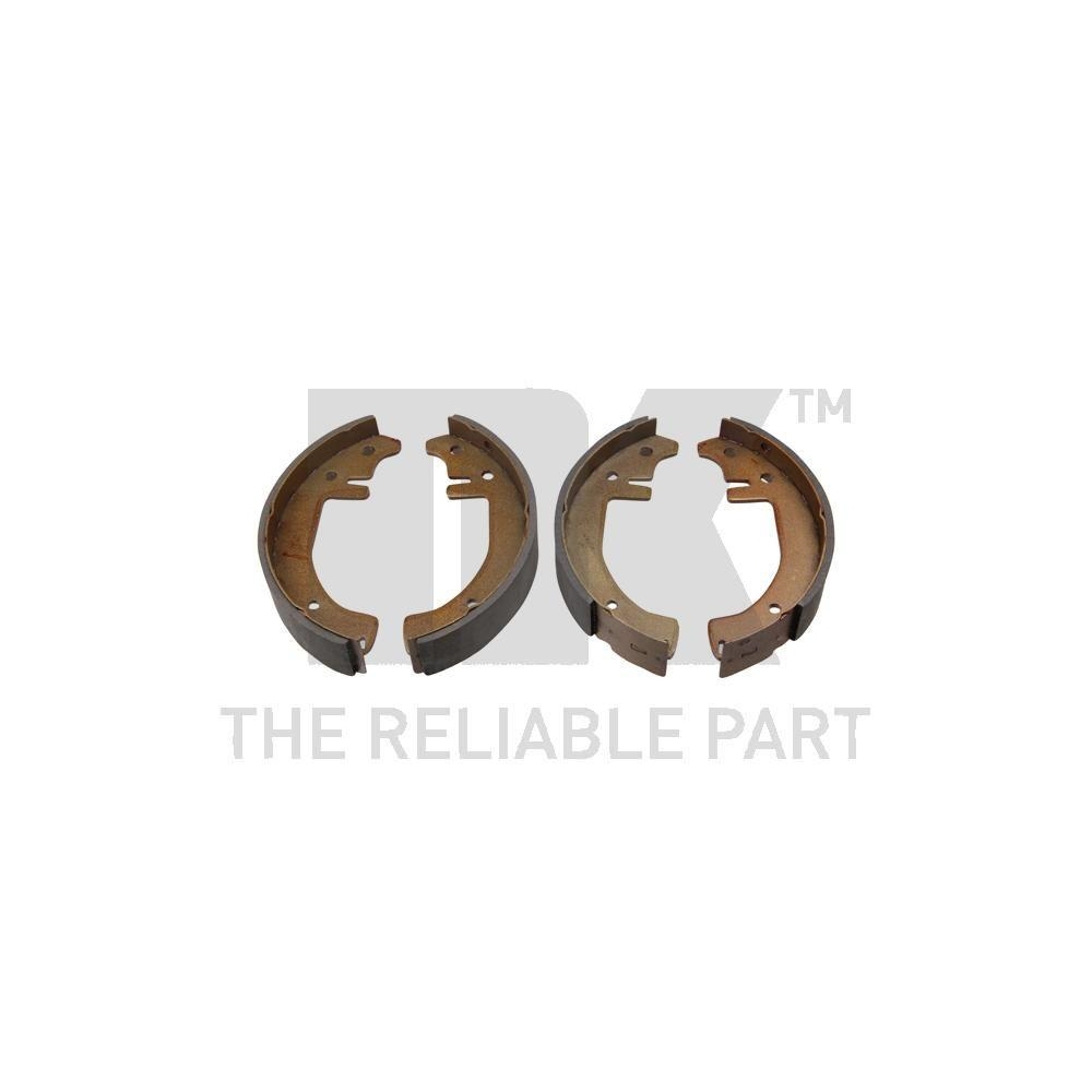 Bremsbackensatz NK 2739234 f&uuml;r RENAULT, Hinterachse, Vorderachse