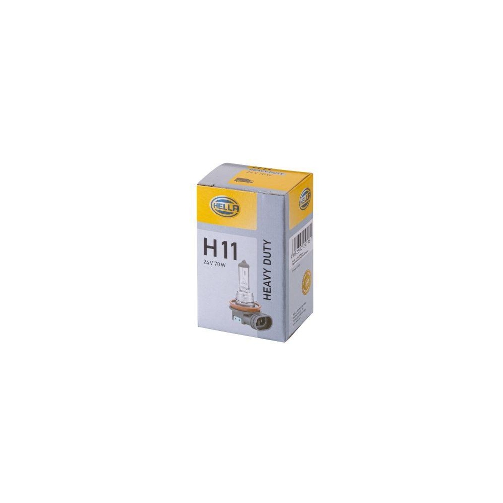 HELLA Glühlampe, Nebelscheinwerfer 8GH 008 358-241 HEAVY DUTY für KÄSSBOHRER MAN