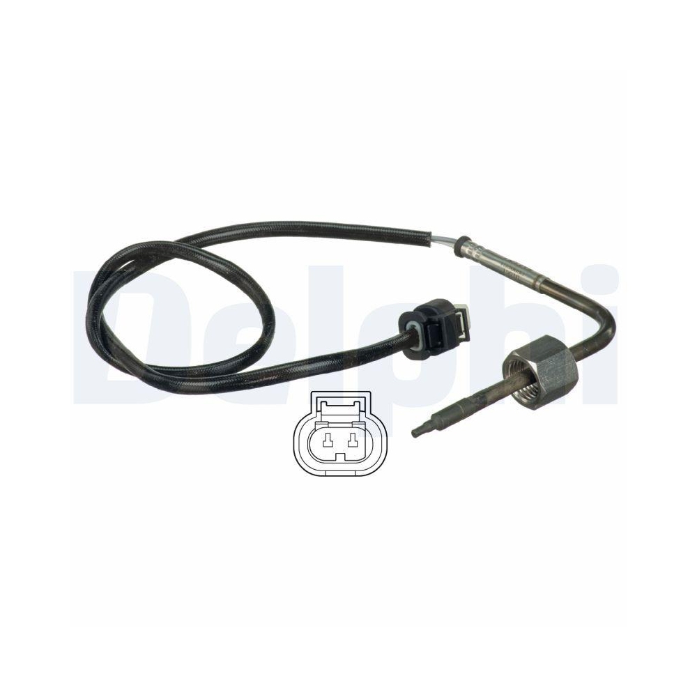 DELPHI TS30093 Sensor, Abgastemperatur f&uuml;r MERCEDES-BENZ HITACHI, rechts