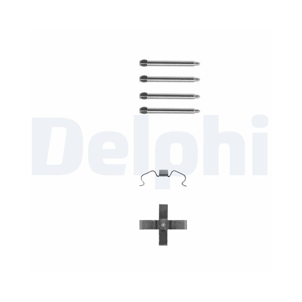 DELPHI LX0263 Zubeh&ouml;rsatz, Scheibenbremsbelag f&uuml;r, Hinterachse