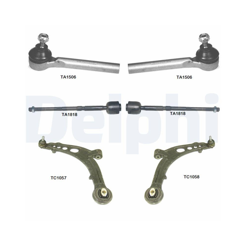DELPHI TC1960KIT Reparatursatz, Querlenker f&uuml;r FIAT, Vorderachse