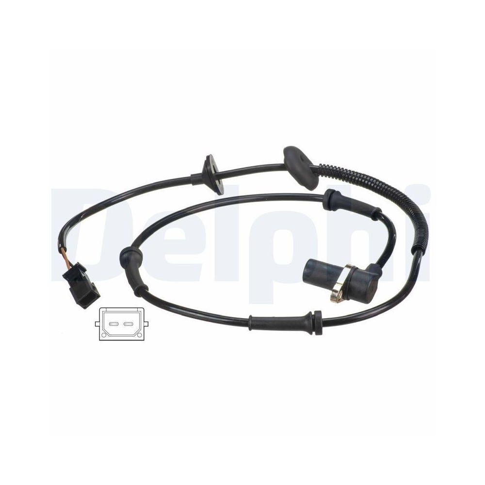 DELPHI SS20605 Sensor, Raddrehzahl f&uuml;r VW, Hinterachse, Hinterachse rechts