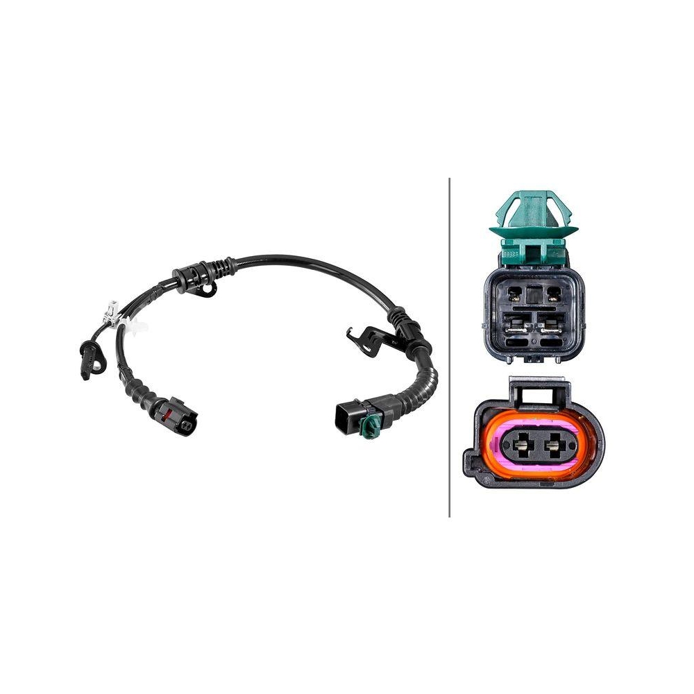 HELLA Sensor, Raddrehzahl 6PU 358 218-781 f&uuml;r HONDA, Hinterachse