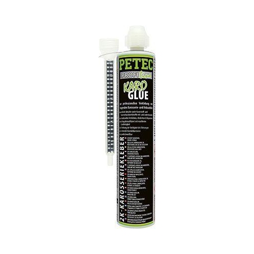 PETEC 2x 98195 Karo-Glue 2K Karosseriekleber 195 ml Epoxidharz Klebstoff Kleber
