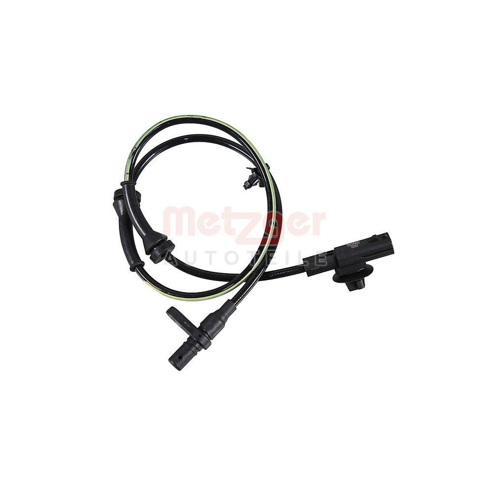 Sensor, Raddrehzahl METZGER 09001520 f&uuml;r NISSAN, Hinterachse rechts