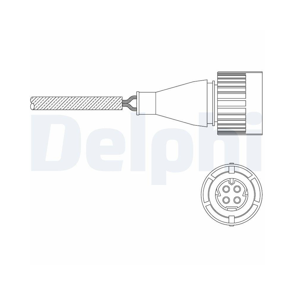 DELPHI ES11048-12B1 Lambdasonde f&uuml;r BMW