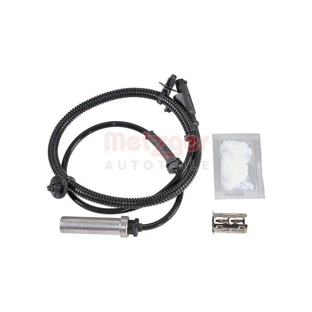 Sensor, Raddrehzahl METZGER 09001523 f&uuml;r LAND ROVER, Vorderachse links