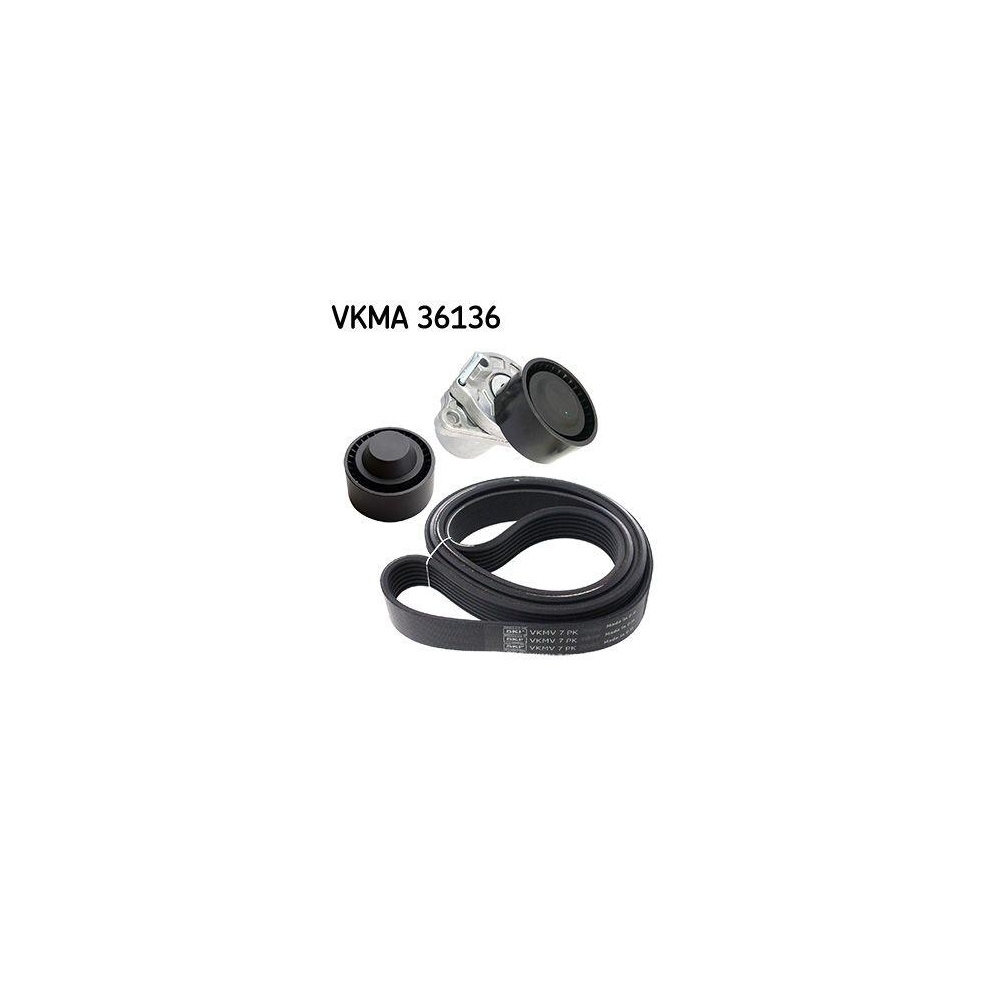 Keilrippenriemensatz SKF VKMA 36136 f&uuml;r FIAT MERCEDES-BENZ NISSAN OPEL RENAULT