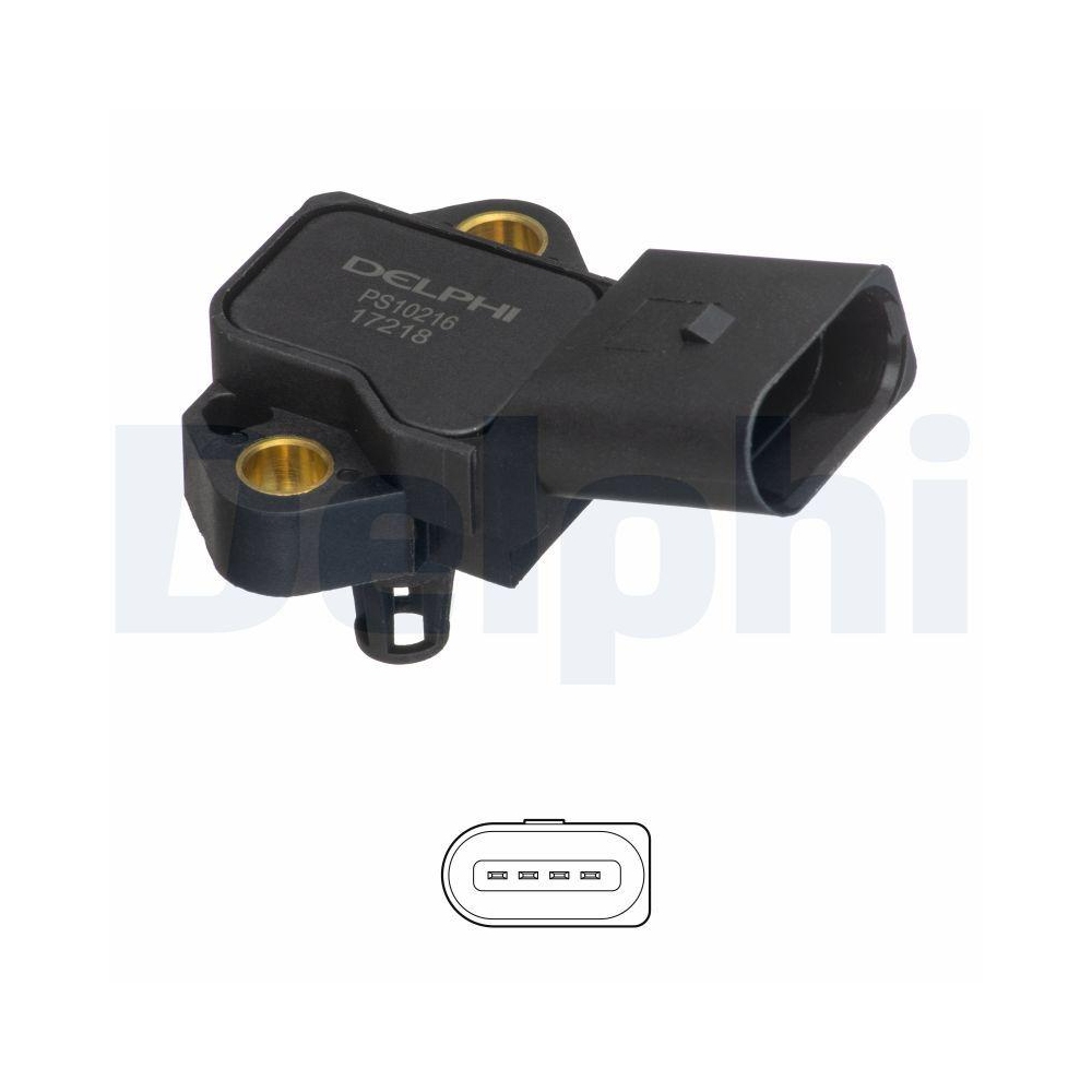 DELPHI PS10216 Sensor, Saugrohrdruck f&uuml;r VW