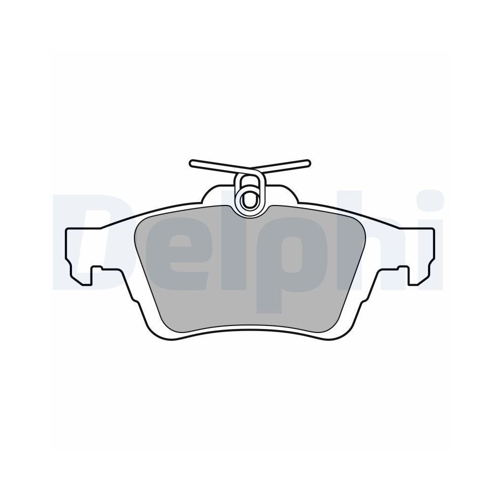 Bremsbelagsatz, Scheibenbremse DELPHI LP3207 f&uuml;r FORD FORD (CHANGAN)