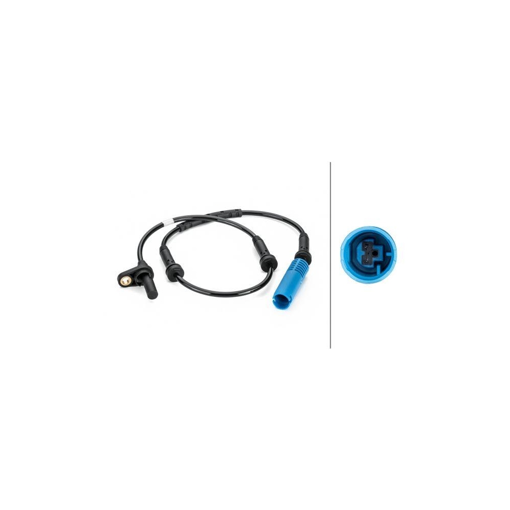 HELLA Sensor, Raddrehzahl 6PU 012 806-421 f&uuml;r BMW, Vorderachse