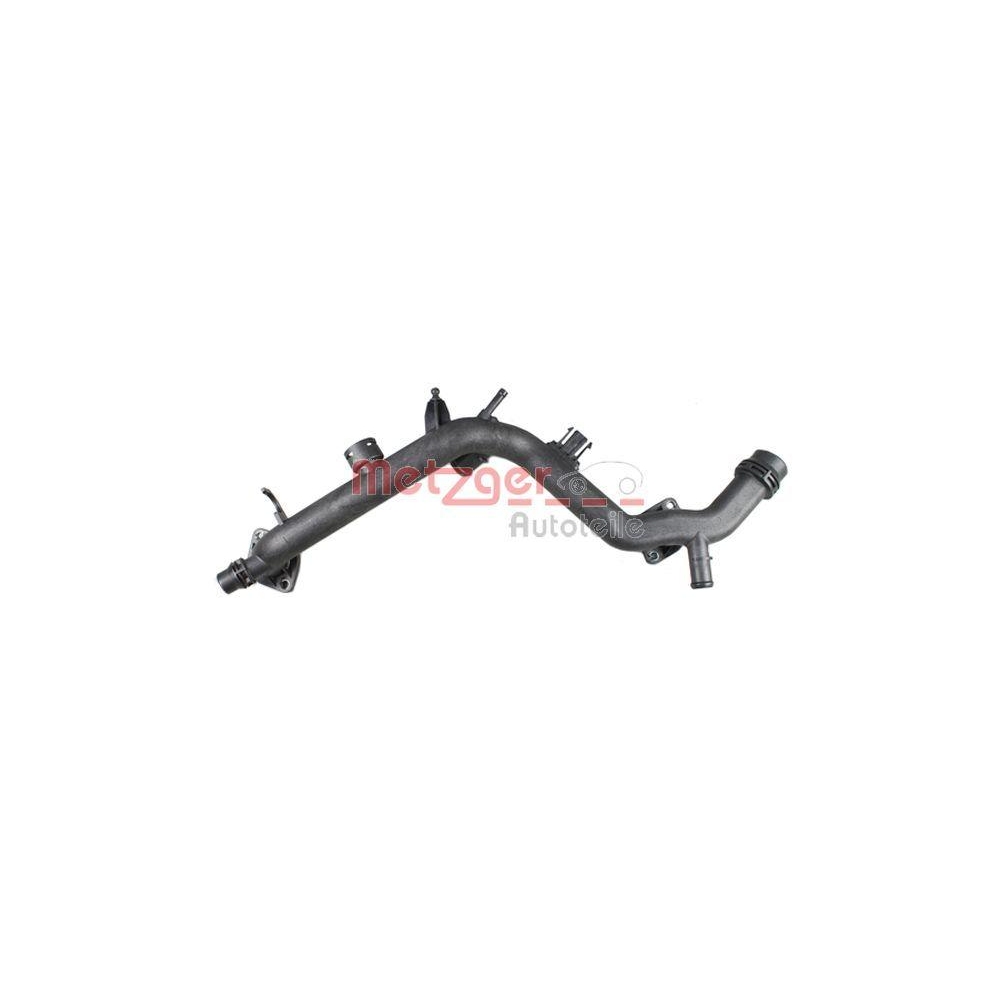 K&uuml;hlmittelrohrleitung METZGER 4010204 f&uuml;r AUDI, Zylinderkopf, vorne