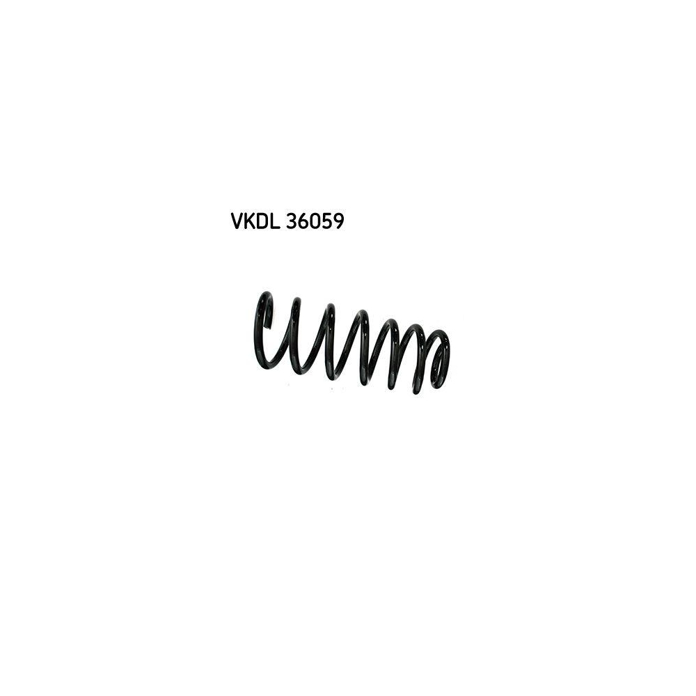 Fahrwerksfeder SKF VKDL 36059 f&uuml;r VOLVO, Hinterachse, Hinterachse rechts