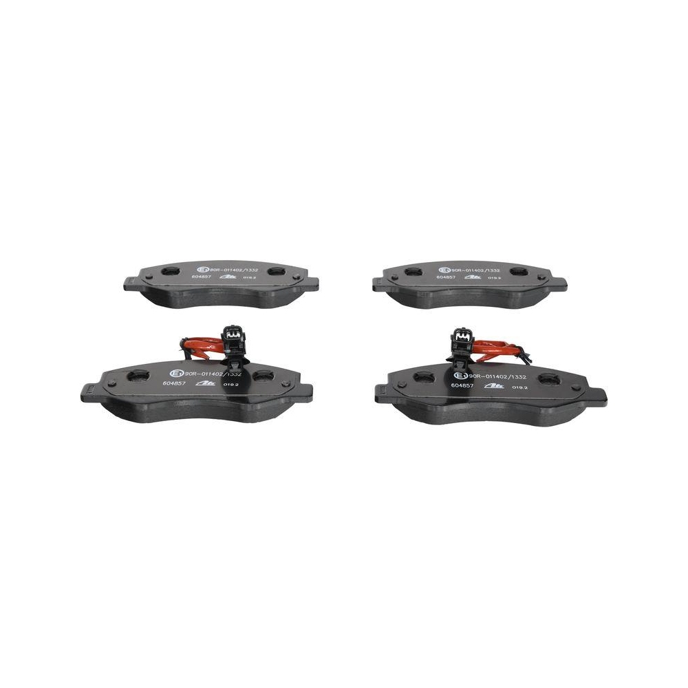 Bremsbelagsatz, Scheibenbremse ATE 13.0460-4857.2 f&uuml;r OPEL RENAULT VAUXHALL