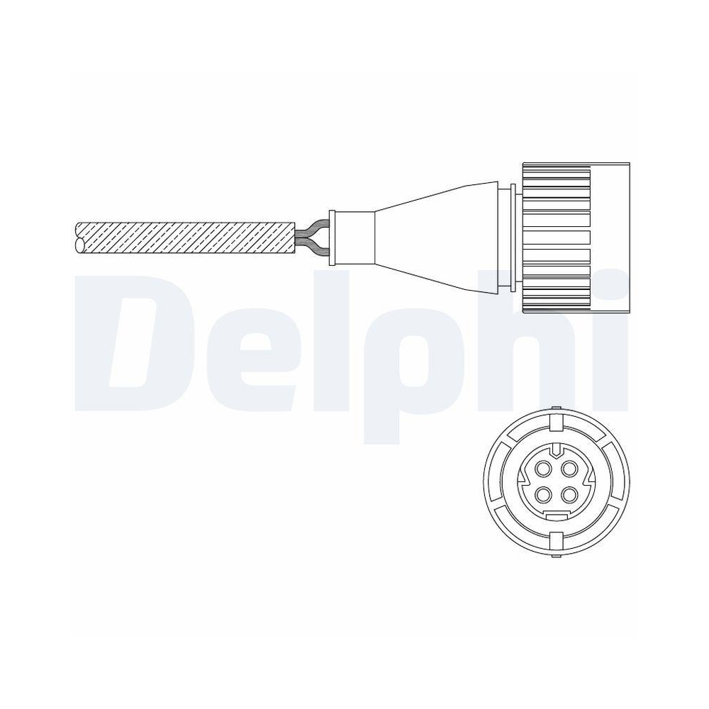 DELPHI ES11057-12B1 Lambdasonde f&uuml;r BMW