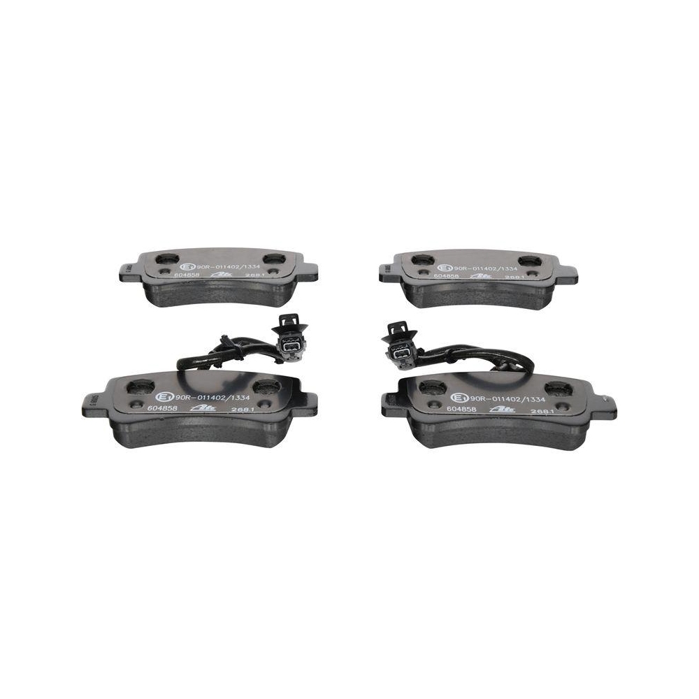 Bremsbelagsatz, Scheibenbremse ATE 13.0460-4858.2 f&uuml;r NISSAN OPEL RENAULT