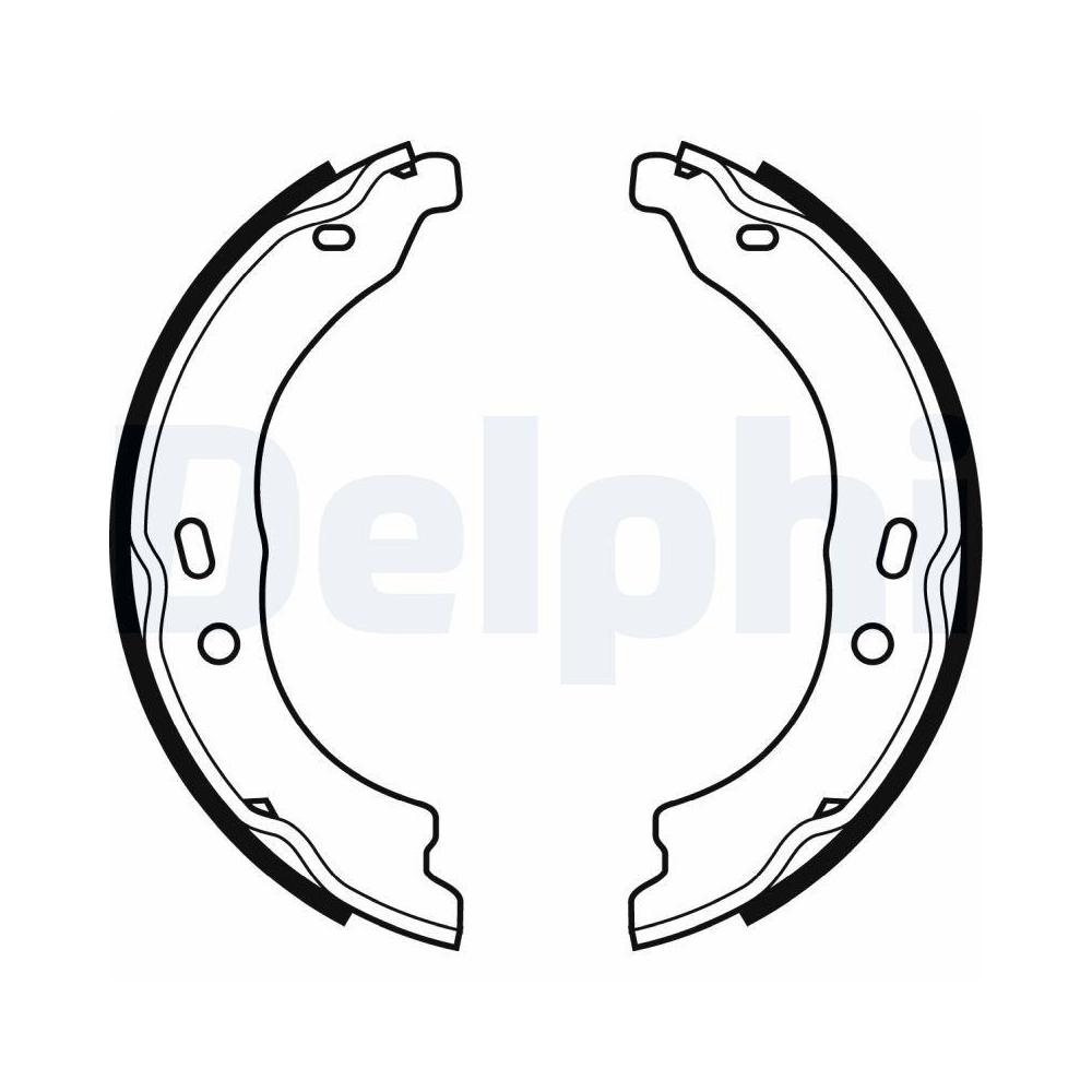 DELPHI LS1978 Bremsbackensatz, Feststellbremse f&uuml;r CITRO&Euml;N FIAT PEUGEOT