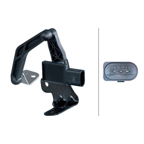 HELLA 6PM 012 699-511 Sensor, Leuchtweitenregulierung f&uuml;r VAG, Vorderachse links