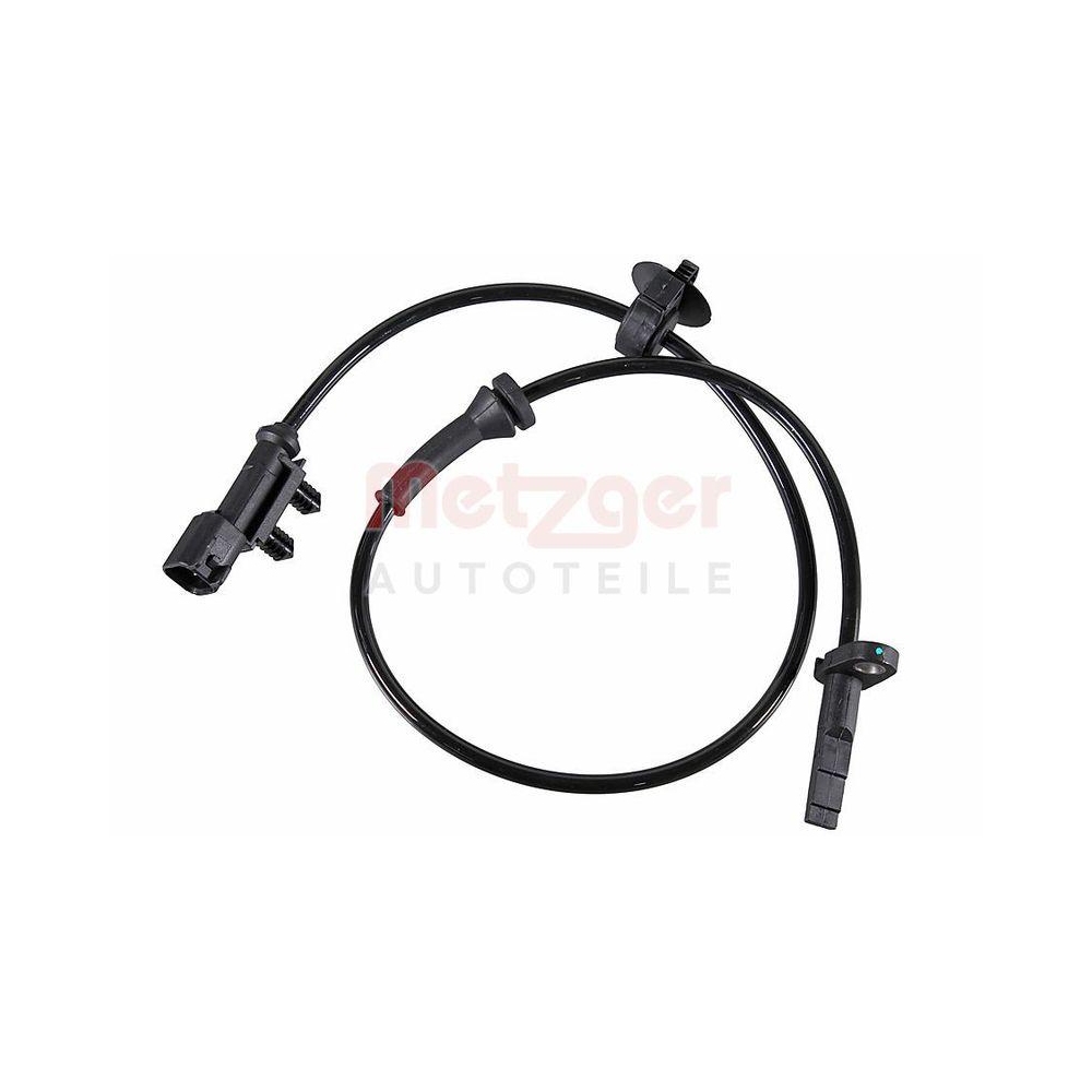 Sensor, Raddrehzahl METZGER 09001526 GREENPARTS für TESLA, Hinterachse links