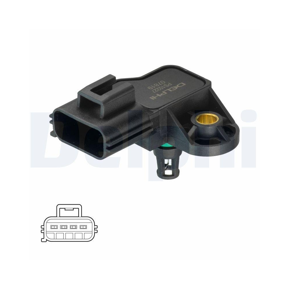DELPHI PS10227 Sensor, Ladedruck f&uuml;r MAZDA