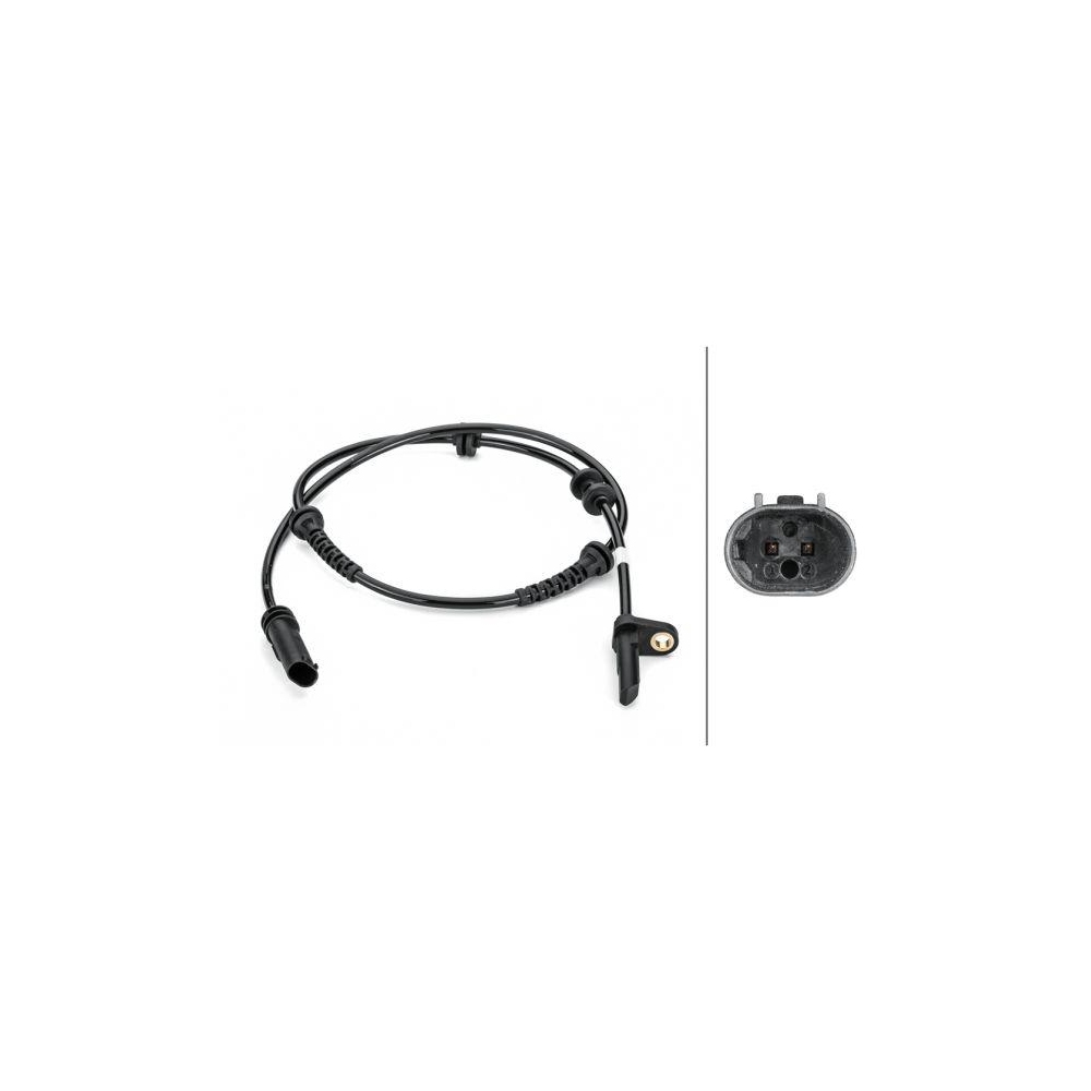HELLA Sensor, Raddrehzahl 6PU 012 806-461 f&uuml;r BMW, Hinterachse