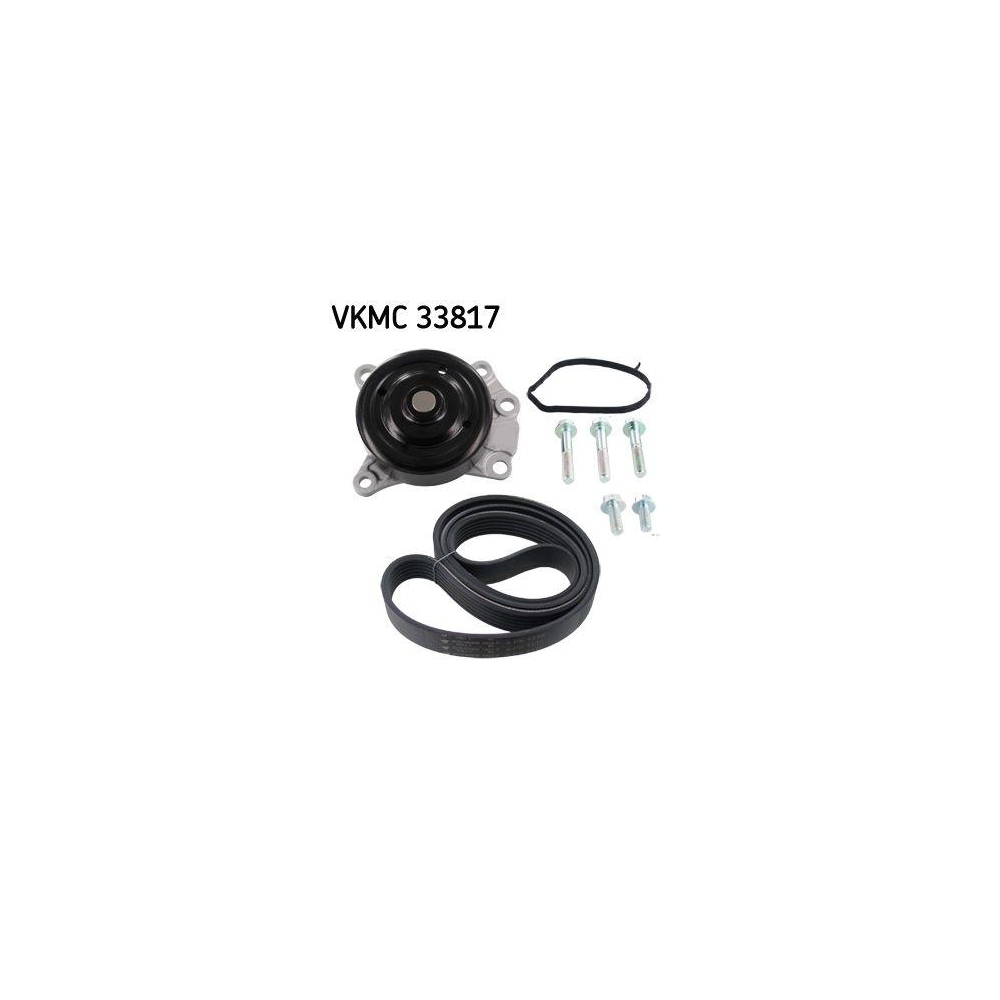 Wasserpumpe + Keilrippenriemensatz SKF VKMC 33817 f&uuml;r CITRO&Euml;N DAIHATSU OPEL KIA
