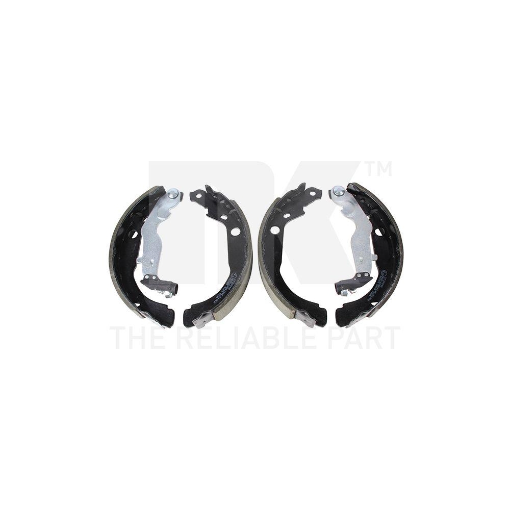 Bremsbackensatz NK 2739848 f&uuml;r RENAULT DACIA, Hinterachse