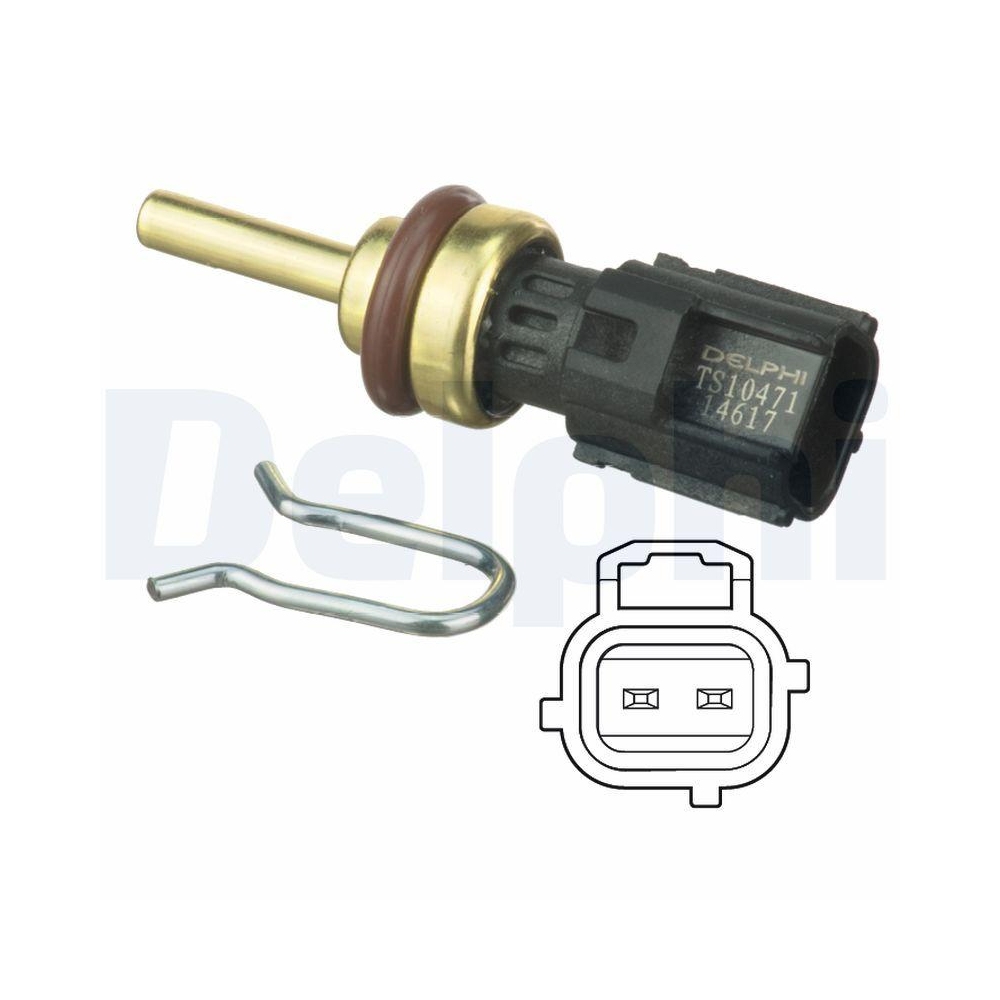 DELPHI TS10471 Sensor, K&uuml;hlmitteltemperatur f&uuml;r FORD VOLVO LAND ROVER