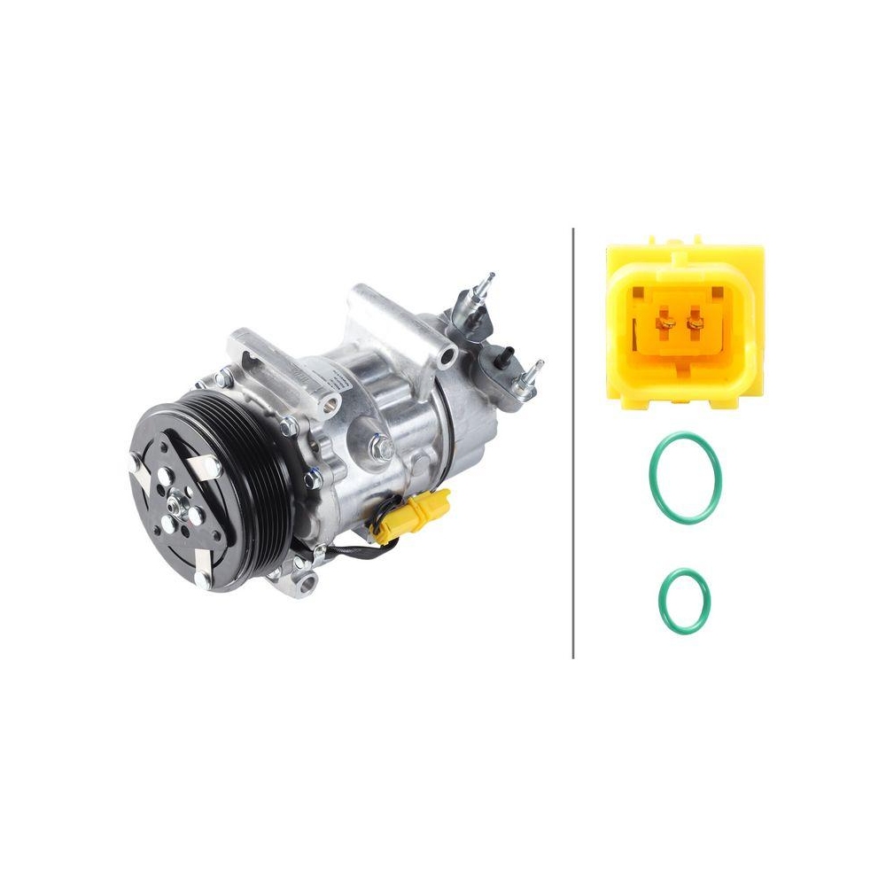 HELLA Kompressor, Klimaanlage 8FK 366 200-441 >>> Easy2Fit <<< f&uuml;r BMW MINI