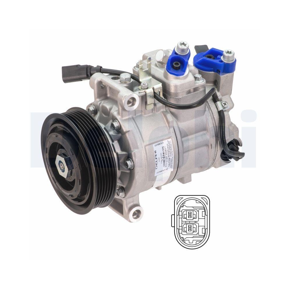 DELPHI CS20577 Kompressor, Klimaanlage f&uuml;r AUDI