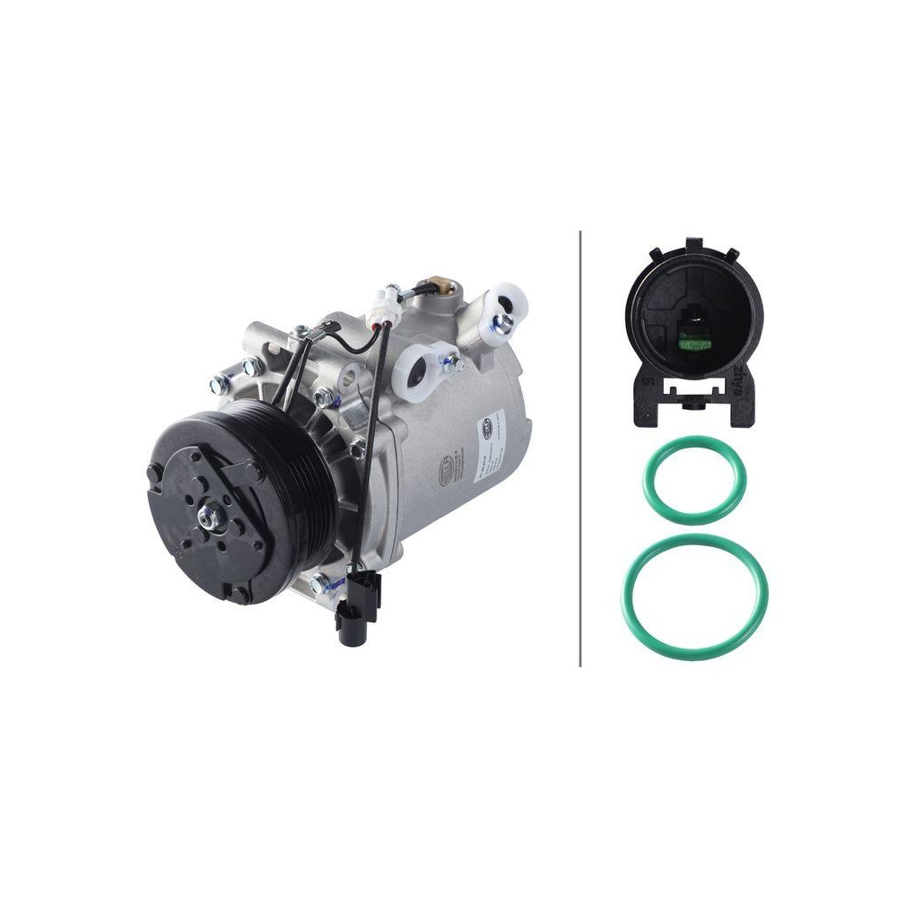 HELLA Kompressor, Klimaanlage 8FK 366 200-451 >>> Easy2Fit <<< f&uuml;r CITRO&Euml;N