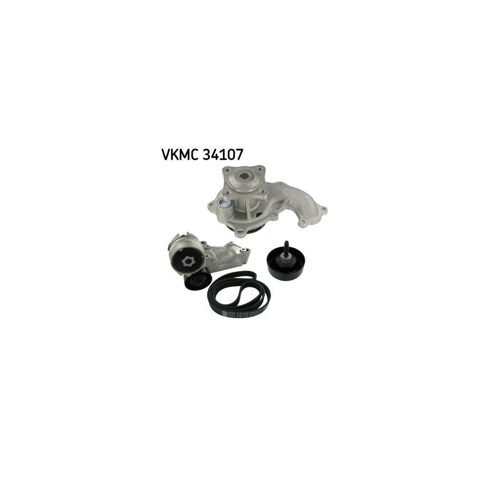 Wasserpumpe + Keilrippenriemensatz SKF VKMC 34107 f&uuml;r AUDI BMW CHRYSLER DODGE VW