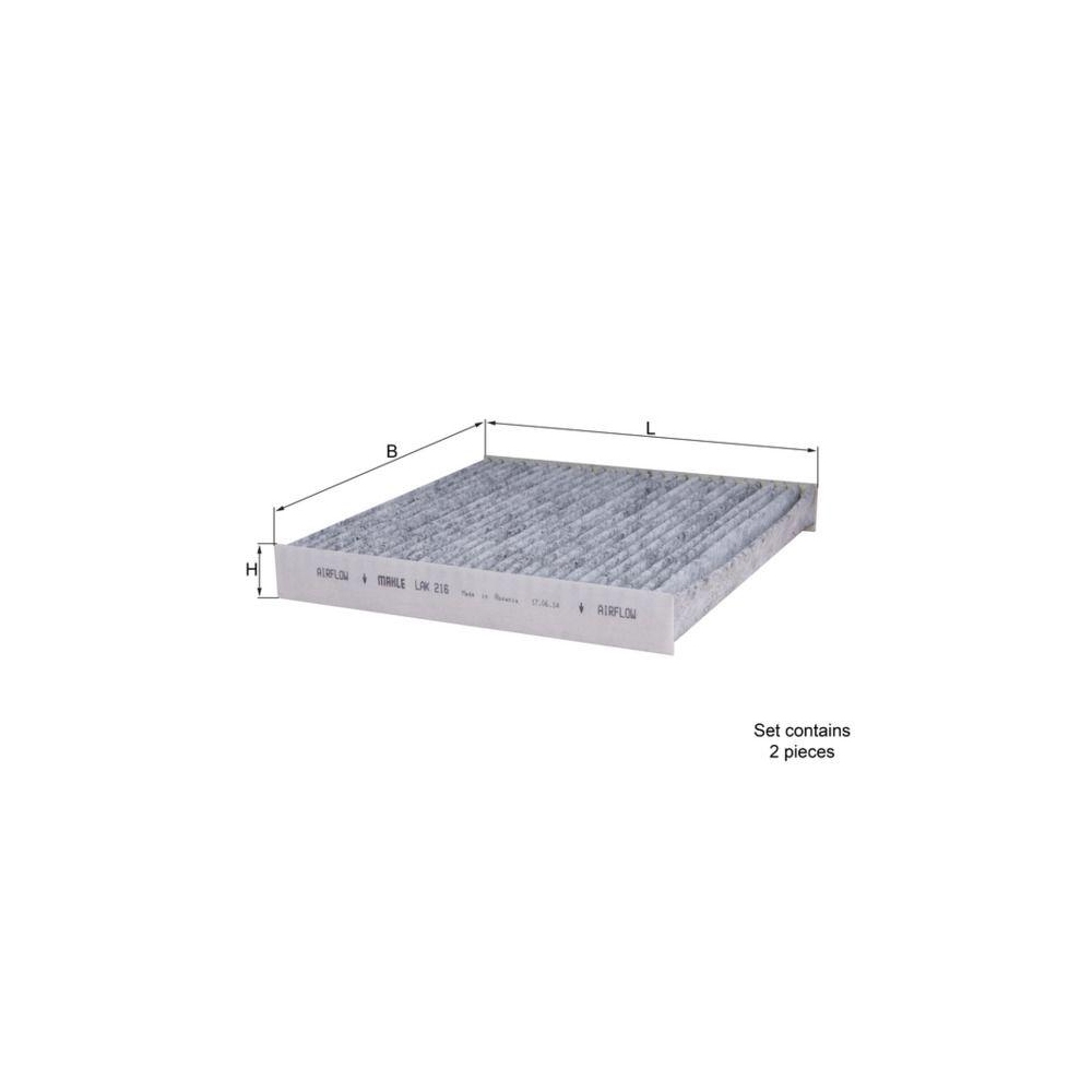 Filter, Innenraumluft KNECHT LAK 216 f&uuml;r HONDA ACURA