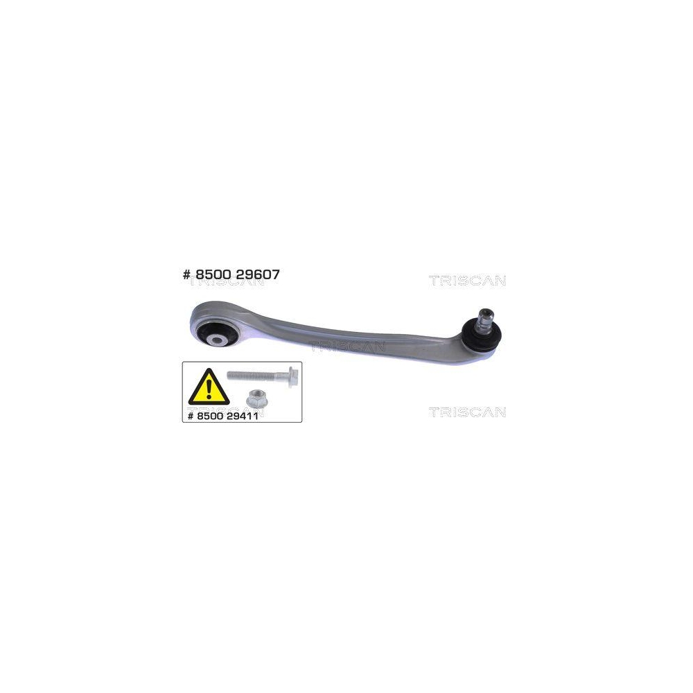 Lenker, Radaufh&auml;ngung TRISCAN 8500 29607 f&uuml;r AUDI SEAT SKODA VW, au&szlig;en, oben