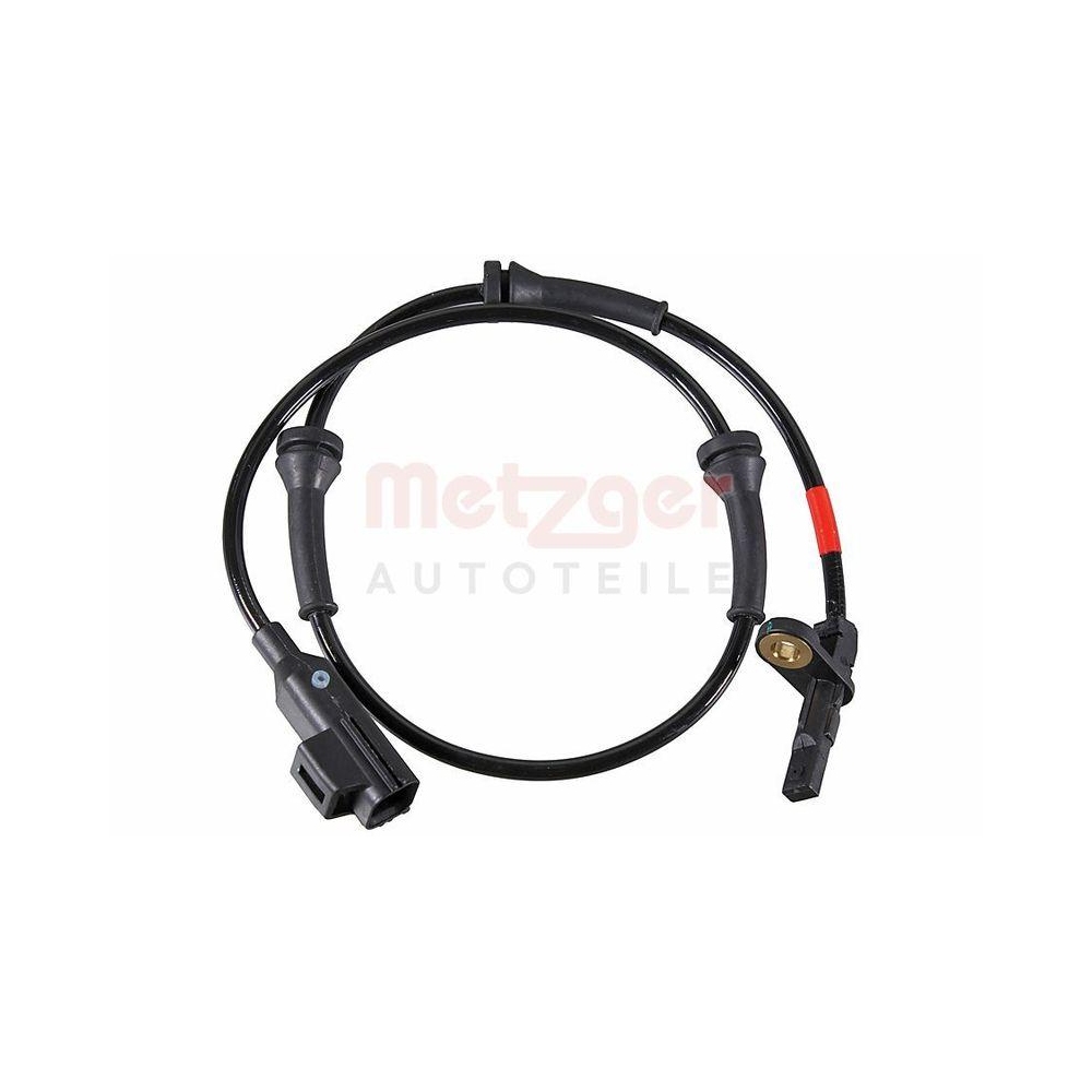 Sensor, Raddrehzahl METZGER 09001529 f&uuml;r LAND ROVER, Hinterachse links