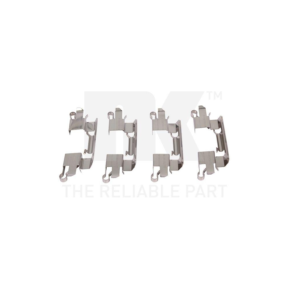 Zubehörsatz, Scheibenbremsbelag NK 79221769 für, Vorderachse