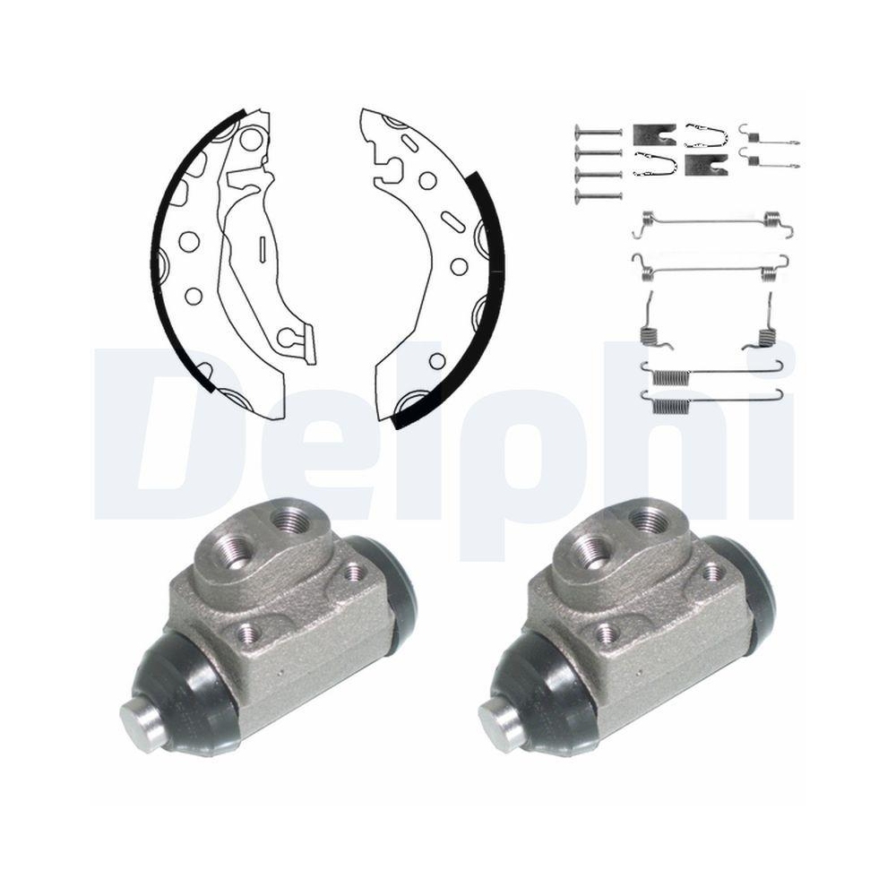 DELPHI KP949 Bremsbackensatz f&uuml;r, Hinterachse