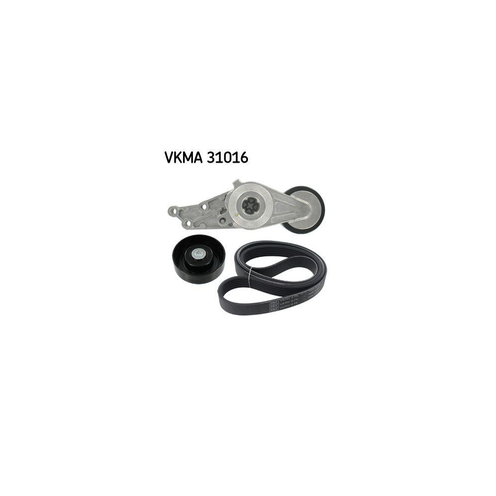 Keilrippenriemensatz SKF VKMA 31016 f&uuml;r AUDI SEAT SKODA VW AUDI (FAW) VW (SVW)