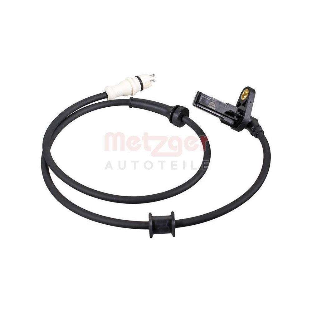 Sensor, Raddrehzahl METZGER 09001530 für RENAULT, Hinterachse rechts