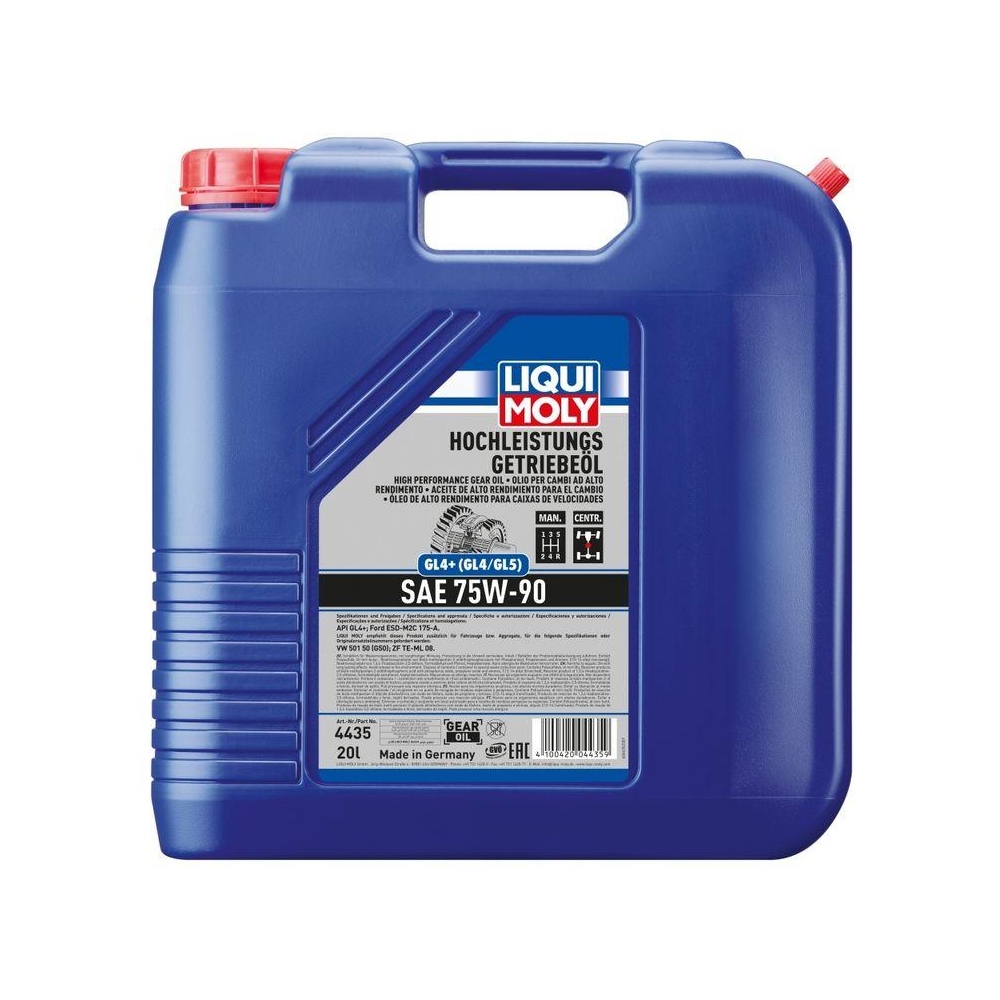 Getriebeöl LIQUI MOLY 4435 Hochleistungs-Getriebeöl (GL4+) SAE 75W-90 für