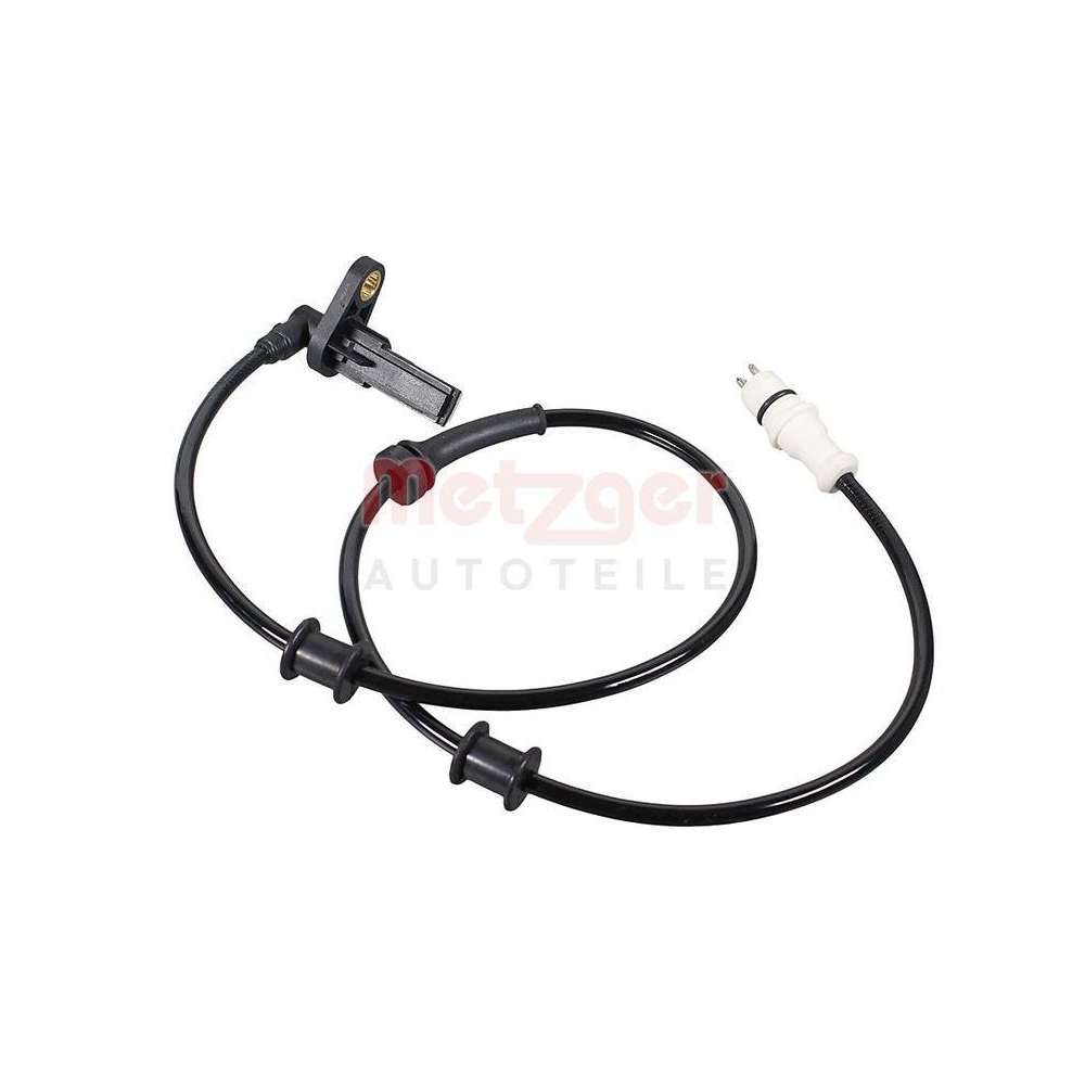 Sensor, Raddrehzahl METZGER 09001531 für RENAULT, Hinterachse links