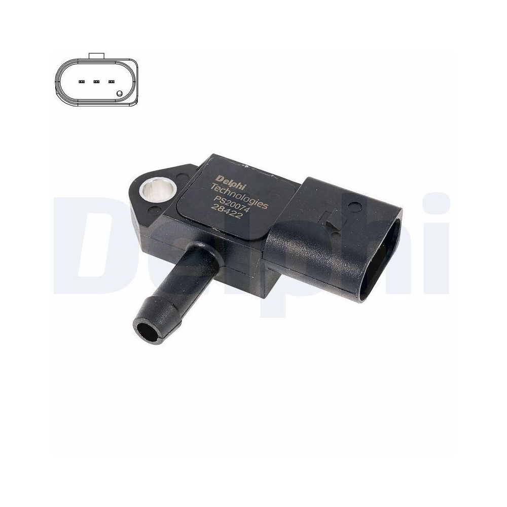DELPHI PS20074-12B1 Sensor, Ladedruck f&uuml;r AUDI SEAT SKODA VW