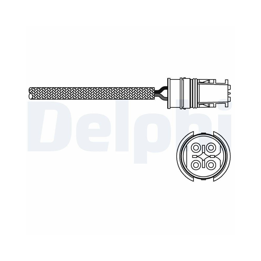 DELPHI ES20313-12B1 Lambdasonde f&uuml;r CHRYSLER MERCEDES-BENZ, links, rechts, vorne