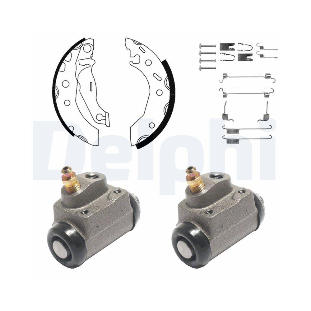DELPHI KP952 Bremsbackensatz f&uuml;r, Hinterachse