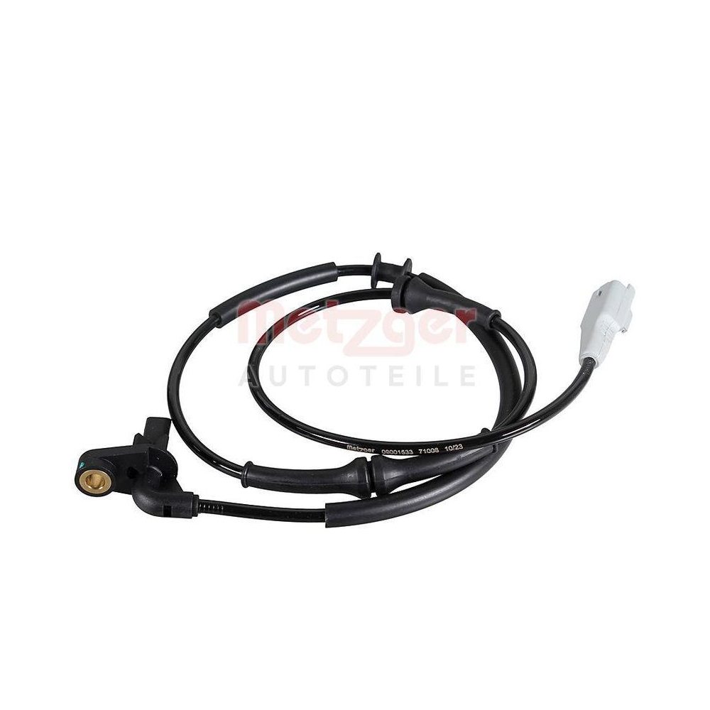 Sensor, Raddrehzahl METZGER 09001533 f&uuml;r CITRO&Euml;N PEUGEOT, Hinterachse links