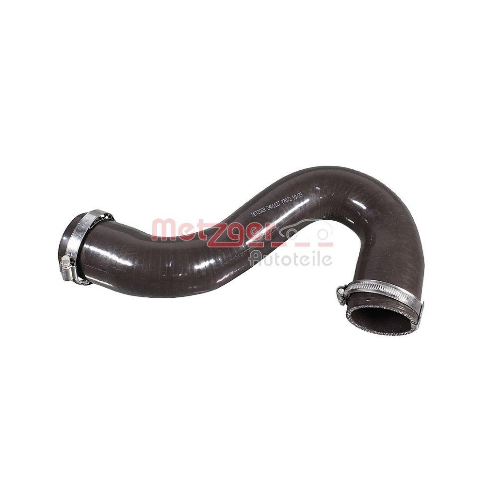 Ladeluftschlauch METZGER 2401127 f&uuml;r VW, Ladeluftk&uuml;hler, rechts