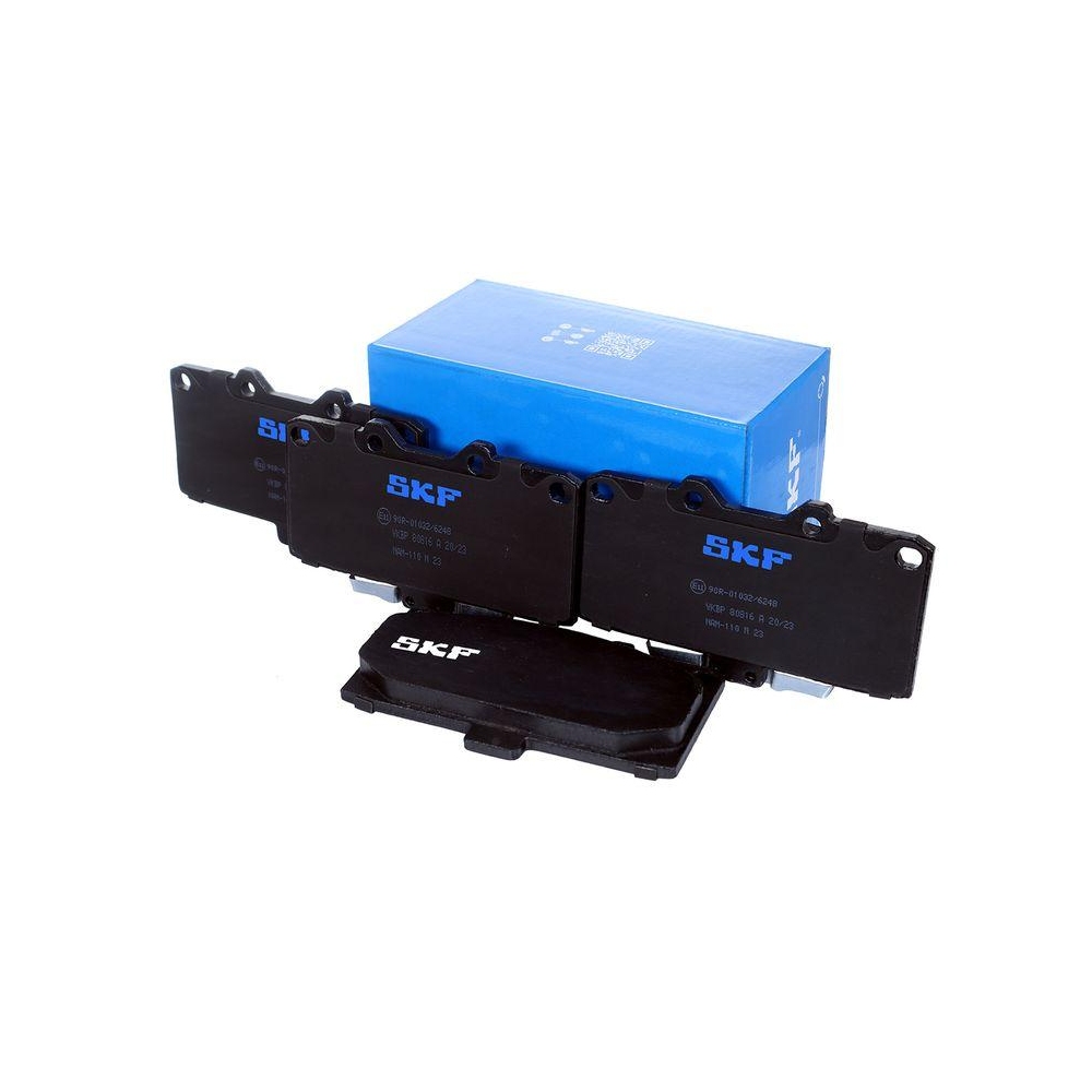Bremsbelagsatz, Scheibenbremse SKF VKBP 80816 A f&uuml;r NISSAN SUBARU, Vorderachse