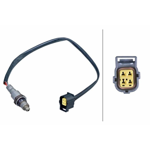 HELLA 6PA 358 244-241 Lambdasonde f&uuml;r MERCEDES-BENZ NISSAN INFINITI, links